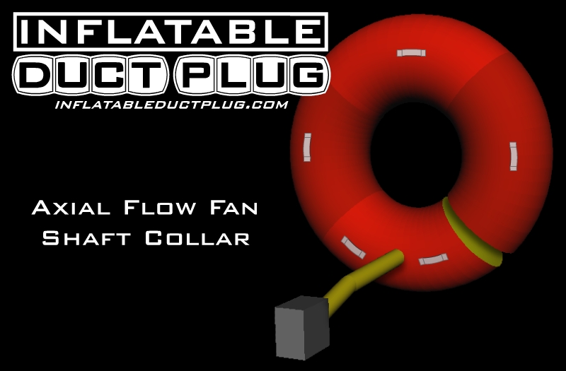 axial flow fan split collar shaft plug