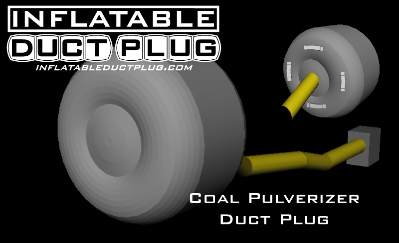 coal pulverizer duct plug